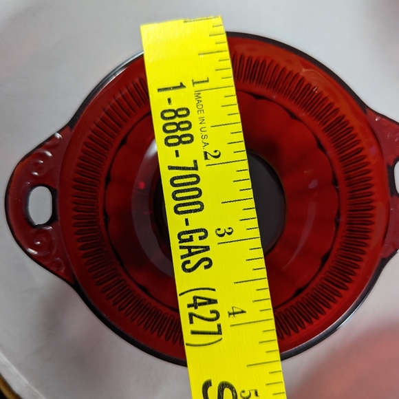 Vintage Anchor Hocking Coronation Royal Ruby Depression Glass Bowl set - Picture 11 of 12